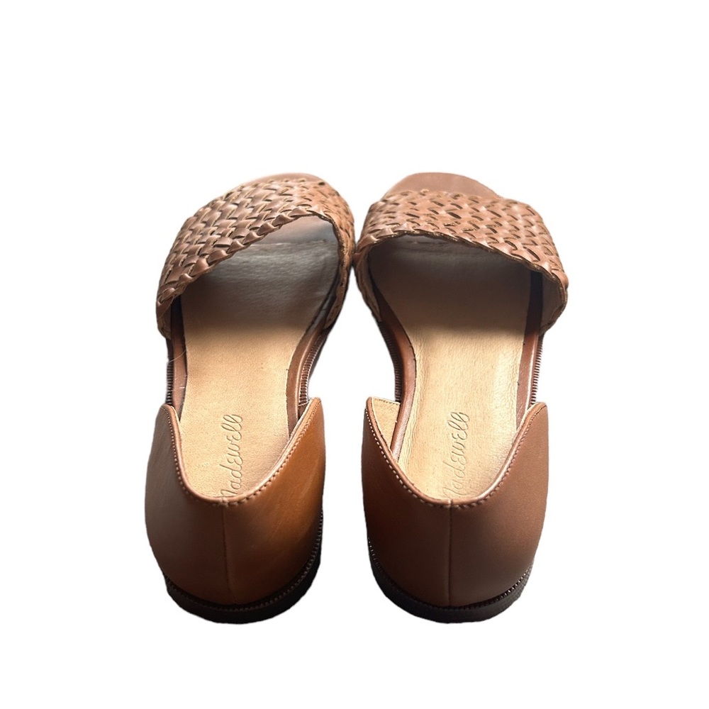 Madewell Tan Woven Leather D'Orsay Flats - Picture 7 of 7